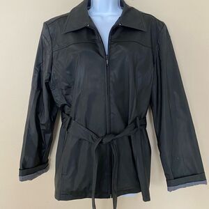 Colebrook & Co Womans Vinyl Raincoat